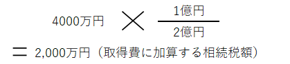 相続するマンションを売却、相続税取得費加算の計算式実例