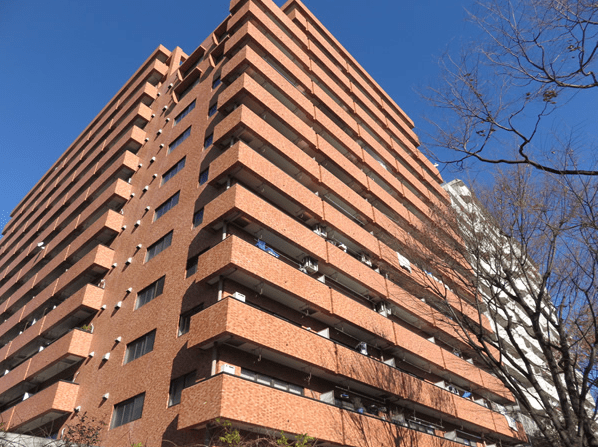 ライオンズマンションのタイル：ライオンズマンション初台