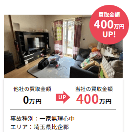 成仏不動産の買取実績：一家無理心中