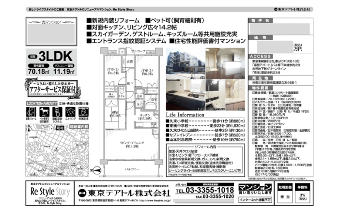 マンション等の不動産売却で必要な書類｜購入時のパンフレット、販売図面｜販売図面