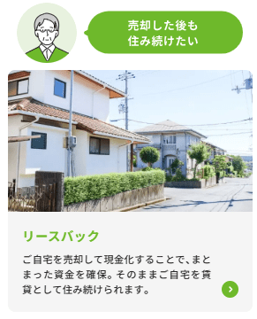 ピタットハウスのリースバック